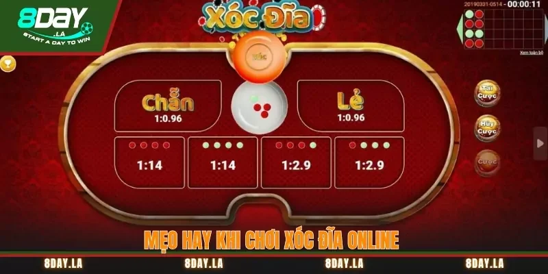 Mẹo hay khi chơi xóc đĩa online
